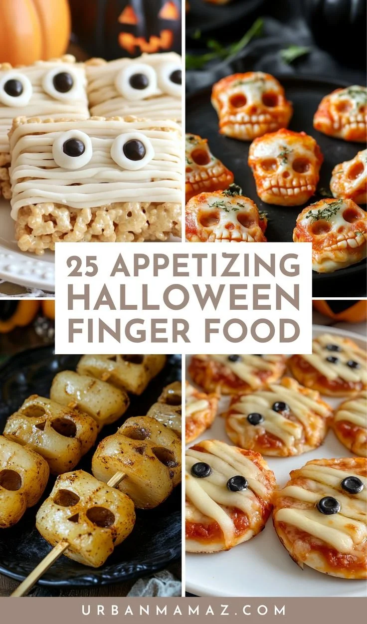Spooky Halloween finger food ideas for party guests