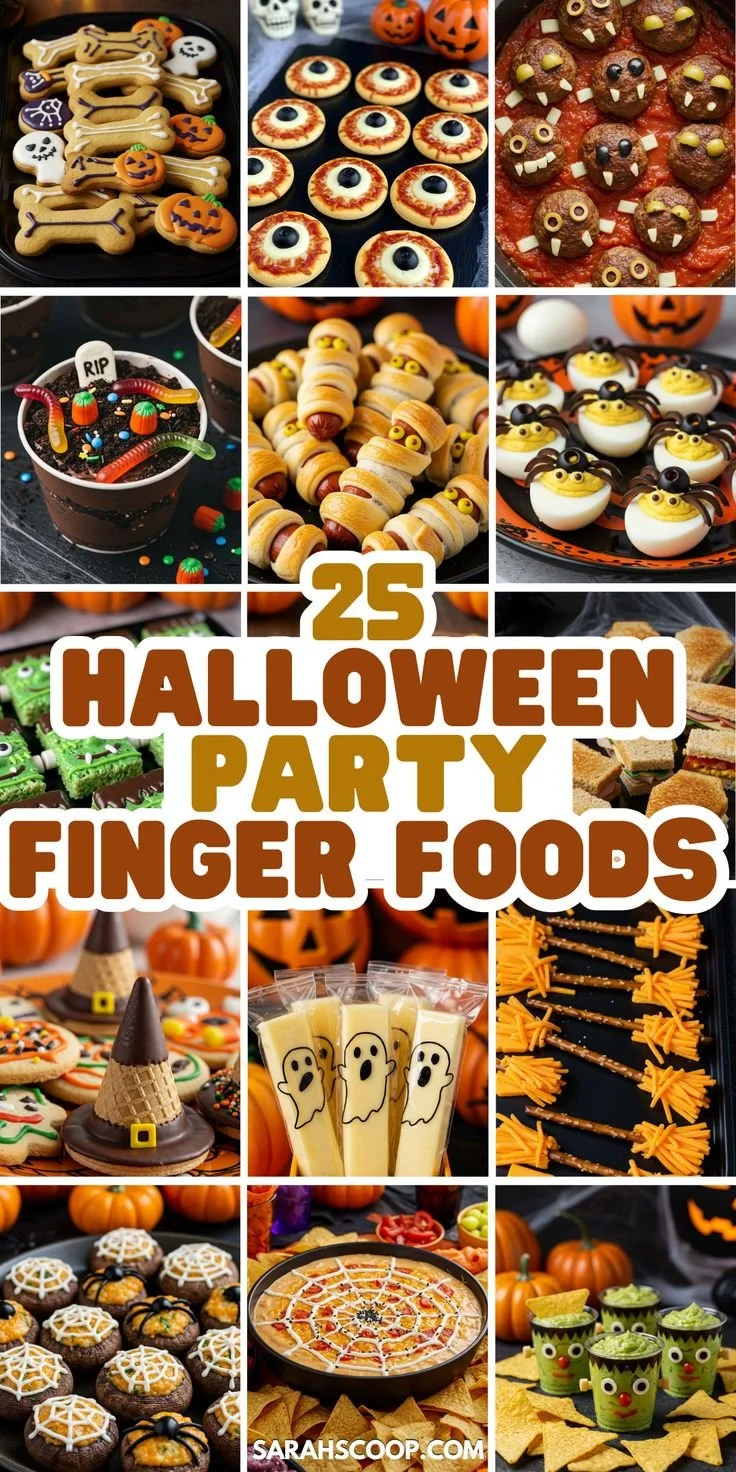 Spooky Halloween party finger foods for festive celebrations