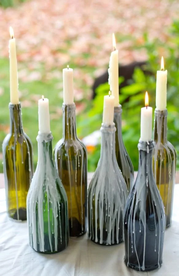 Al fresco wine party setup by Moira Events, featuring elegant outdoor decor and wine.