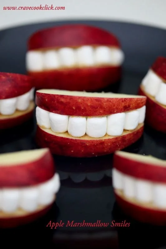 Colorful Apple Marshmallow Smiles with fruity flavors and vibrant presentation.