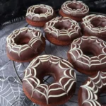 chocolate spiderweb halloween baked donuts 2026 07 23 072610 1