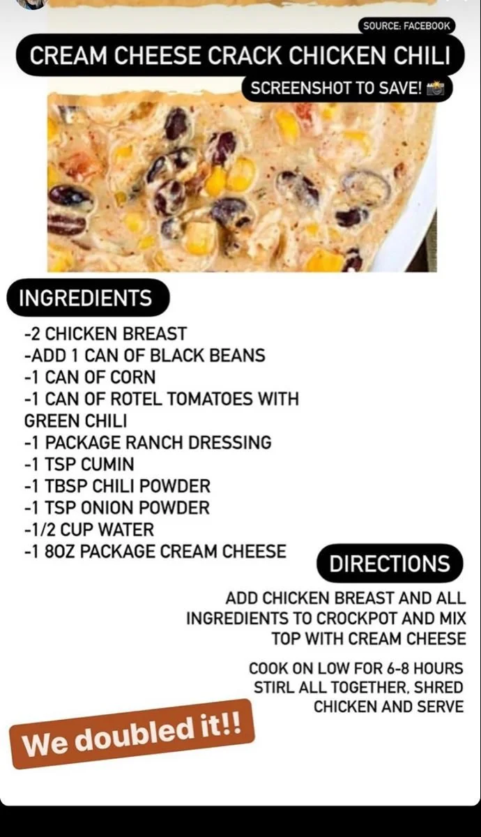 Crockpot white chicken chili served in a bowl with toppings.