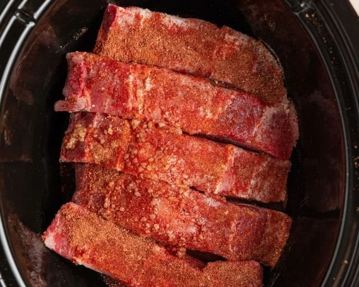 Easy Crock Pot boneless country style BBQ pork ribs cooked to perfection