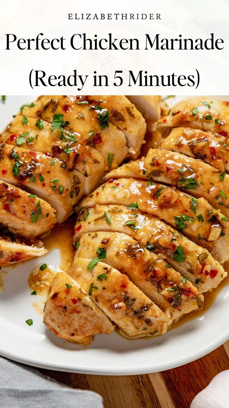Quick and easy chicken marinade recipe ready in 5 minutes
