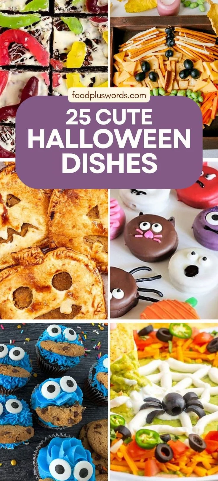 Spooky and cute Halloween dishes for a festive party celebration
